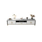 Stone Media Console TV Stand Open Storage TV Stand with Drawer White Clearhalo 'furn' 'furn_tv_stands_entertainment_centers' 'Furniture' 'Living Room Furniture' 'TV Stands & Entertainment Centers' 'TV Stands & Media Storage Furniture' 'tv_stands_entertainment_centers' 6513578