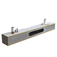Console de meuble TV mural Console multimédia TV en bois avec 2 tiroirs