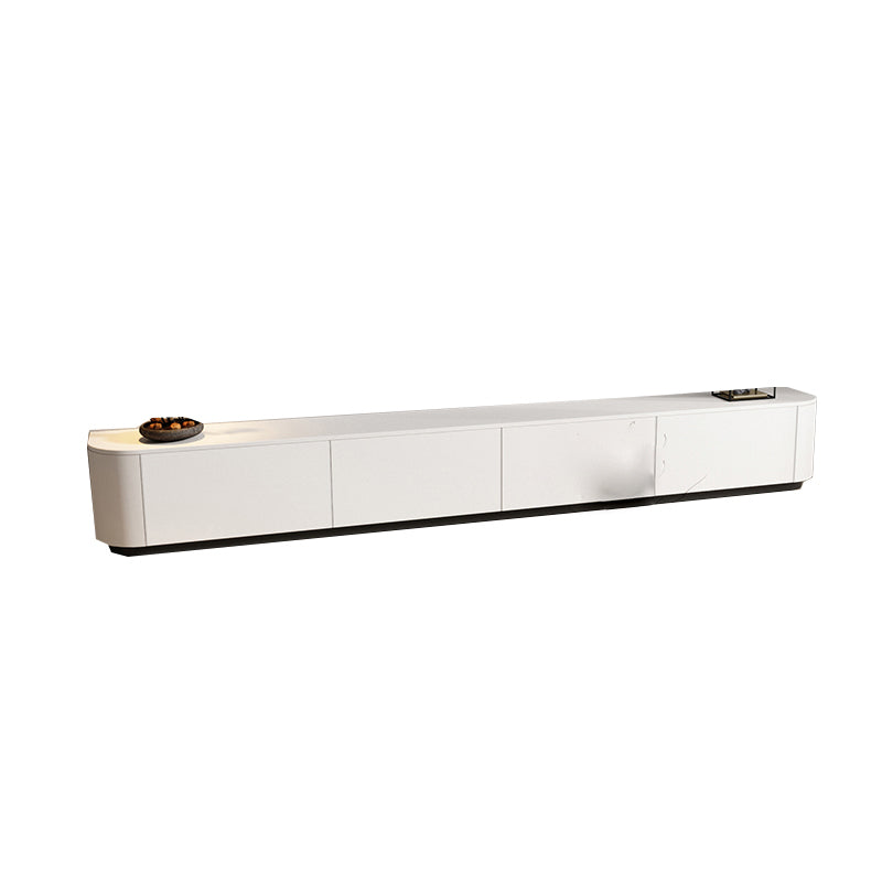 Meuble TV en bois Console TV contemporaine avec 4 tiroirs