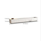 Meuble TV en bois Console TV contemporaine avec 4 tiroirs