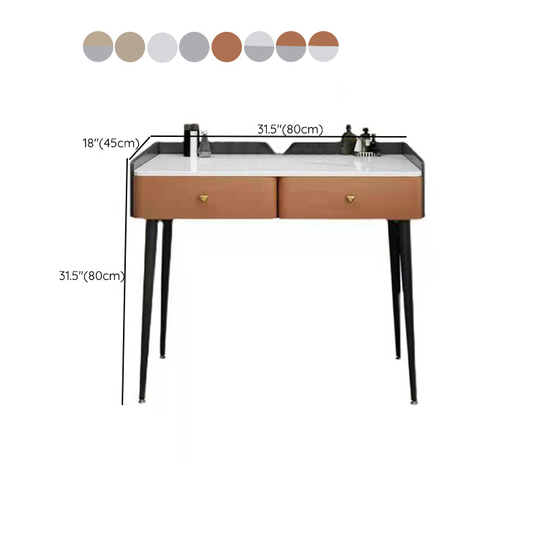 17.72 "brede kleedtafel eigentijdse stenen topkapida met lade