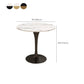 Modern Round Dining Table for Kitchen Dinette Table with Metal Tulip Clearhalo 'Dining Tables & Seating' 'Dining Tables' 'dining_table' 'furn' 'furn_dining_table' 'Furniture' 'Kitchen & Dining Furniture' 6513758
