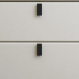 Solid Wood Bedside Cabinet Modern Bed Nightstand with Drawers