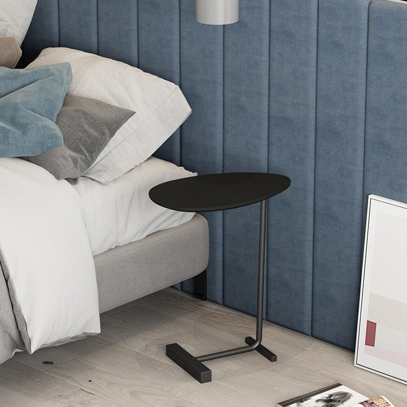 Contemporary Solid Wood Nightstand Legs Included Night Table ,23.6" Tall Black Black 1 Piece Clearhalo 'Bedroom Furniture' 'furn' 'furn_night_stand' 'Furniture' 'night_stand' 'Nightstands' 6513946