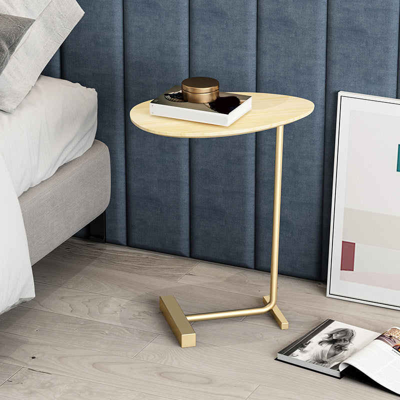 Contemporary Solid Wood Nightstand Legs Included Night Table ,23.6" Tall Wood Gold 1 Piece Clearhalo 'Bedroom Furniture' 'furn' 'furn_night_stand' 'Furniture' 'night_stand' 'Nightstands' 6513957