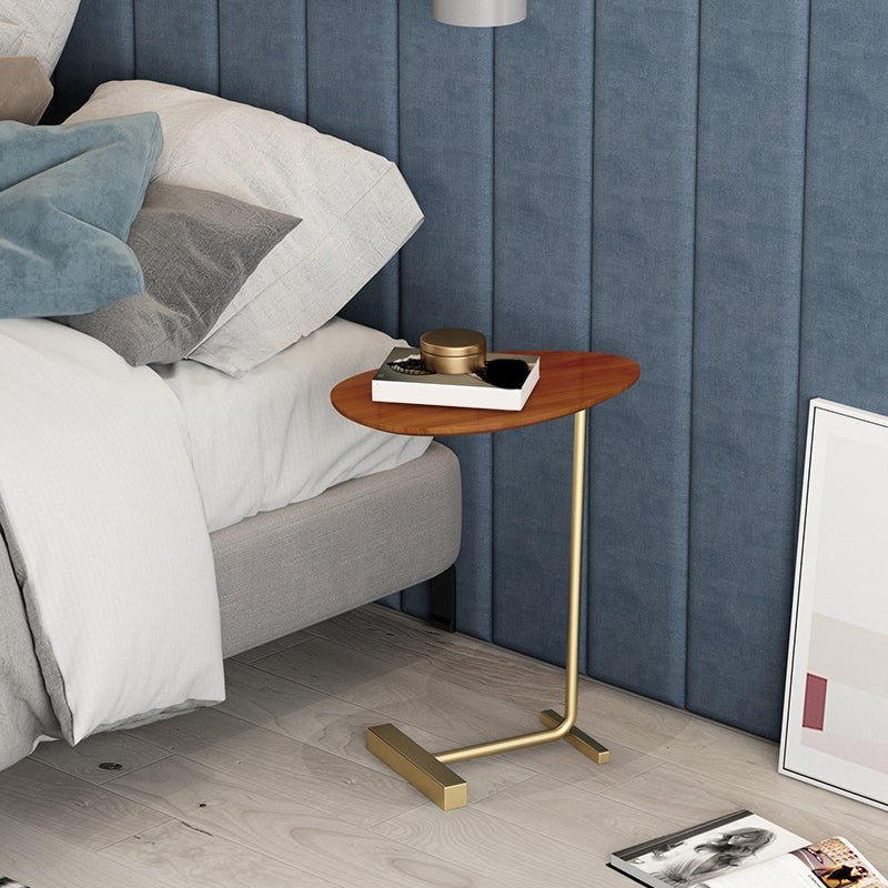 Contemporary Solid Wood Nightstand Legs Included Night Table ,23.6" Tall Natural Gold 1 Piece Clearhalo 'Bedroom Furniture' 'furn' 'furn_night_stand' 'Furniture' 'night_stand' 'Nightstands' 6513962