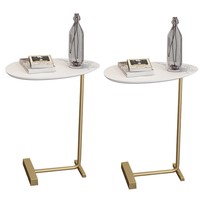 Contemporary Solid Wood Nightstand Legs Included Night Table ,23.6" Tall White Gold 2 Piece Set Clearhalo 'Bedroom Furniture' 'furn' 'furn_night_stand' 'Furniture' 'night_stand' 'Nightstands' 6513976