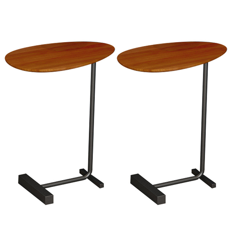 Contemporary Solid Wood Nightstand Legs Included Night Table ,23.6" Tall Natural Black 2 Piece Set Clearhalo 'Bedroom Furniture' 'furn' 'furn_night_stand' 'Furniture' 'night_stand' 'Nightstands' 6513980