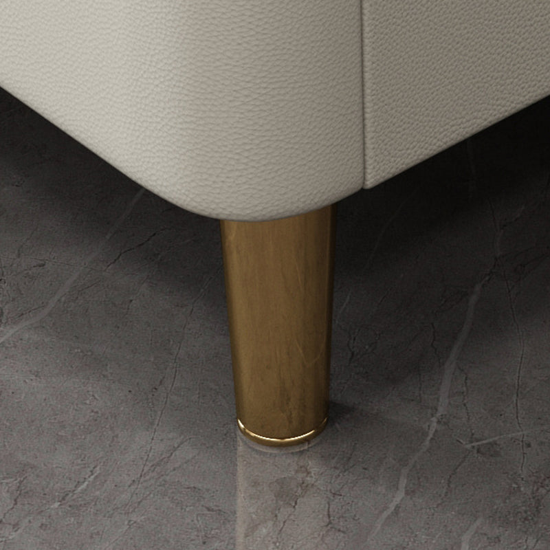 ドロワー付きのコンテンポラリーアクセントテーブルナイトスタンドストーンナイトスタンド