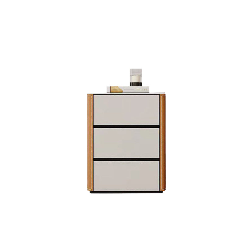 Contemporary Stone Storage Chest Bedroom Chest in White with Drawers Orange 3 Clearhalo 'Bedroom Furniture' 'Dressers & Chests' 'dressers_chests' 'furn' 'furn_dressers_chests' 'Furniture' 6520369