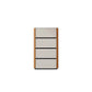 Contemporary Stone Storage Chest Bedroom Chest in White with Drawers Orange 4 Clearhalo 'Bedroom Furniture' 'Dressers & Chests' 'dressers_chests' 'furn' 'furn_dressers_chests' 'Furniture' 6520370