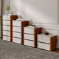 Contemporary Stone Storage Chest Bedroom Chest in White with Drawers Clearhalo 'Bedroom Furniture' 'Dressers & Chests' 'dressers_chests' 'furn' 'furn_dressers_chests' 'Furniture' 6520372