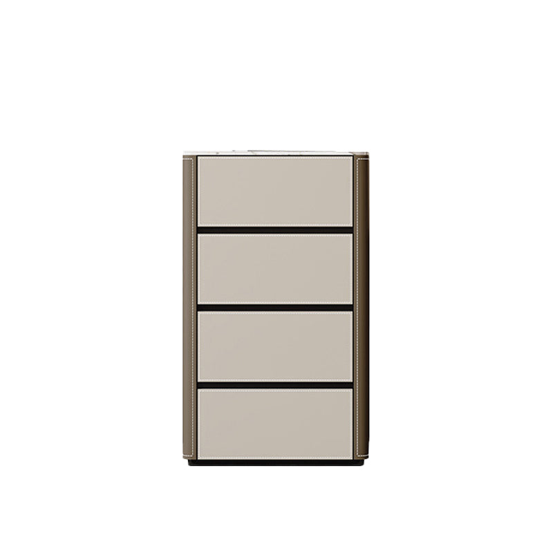 Contemporary Stone Storage Chest Bedroom Chest in White with Drawers Grey 4 Clearhalo 'Bedroom Furniture' 'Dressers & Chests' 'dressers_chests' 'furn' 'furn_dressers_chests' 'Furniture' 6520378