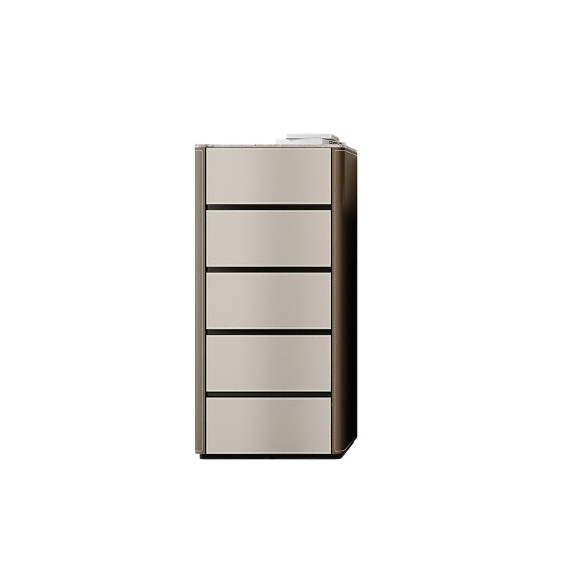 Contemporary Stone Storage Chest Bedroom Chest in White with Drawers Grey 5 Clearhalo 'Bedroom Furniture' 'Dressers & Chests' 'dressers_chests' 'furn' 'furn_dressers_chests' 'Furniture' 6520380