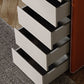Contemporary Stone Storage Chest Bedroom Chest in White with Drawers Clearhalo 'Bedroom Furniture' 'Dressers & Chests' 'dressers_chests' 'furn' 'furn_dressers_chests' 'Furniture' 6520382
