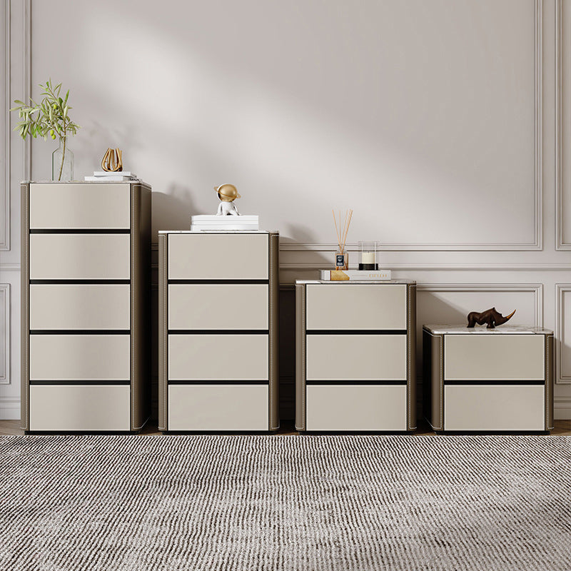 Contemporary Stone Storage Chest Bedroom Chest in White with Drawers Clearhalo 'Bedroom Furniture' 'Dressers & Chests' 'dressers_chests' 'furn' 'furn_dressers_chests' 'Furniture' 6520386