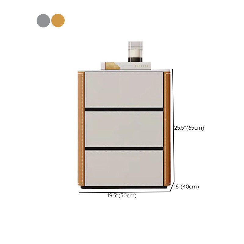 Contemporary Stone Storage Chest Bedroom Chest in White with Drawers Clearhalo 'Bedroom Furniture' 'Dressers & Chests' 'dressers_chests' 'furn' 'furn_dressers_chests' 'Furniture' 6520389