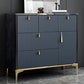 Commode en bois manufacturé avec coffre de rangement Classic Glam de 15,21 pouces