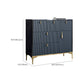 Commode en bois manufacturé avec coffre de rangement Classic Glam de 15,21 pouces