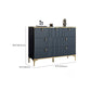 Commode en bois manufacturé avec coffre de rangement Classic Glam de 15,21 pouces
