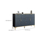 Commode en bois manufacturé avec coffre de rangement Classic Glam de 15,21 pouces