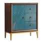 Manufactured Wood Storage Chest Glam Style Storage Chest Dresser