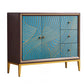 Manufactured Wood Storage Chest Glam Style Storage Chest Dresser
