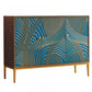 Manufactured Wood Storage Chest Glam Style Storage Chest Dresser