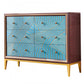 Manufactured Wood Storage Chest Glam Style Storage Chest Dresser