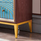 Manufactured Wood Storage Chest Glam Style Storage Chest Dresser