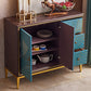 Manufactured Wood Storage Chest Glam Style Storage Chest Dresser