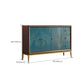 Manufactured Wood Storage Chest Glam Style Storage Chest Dresser