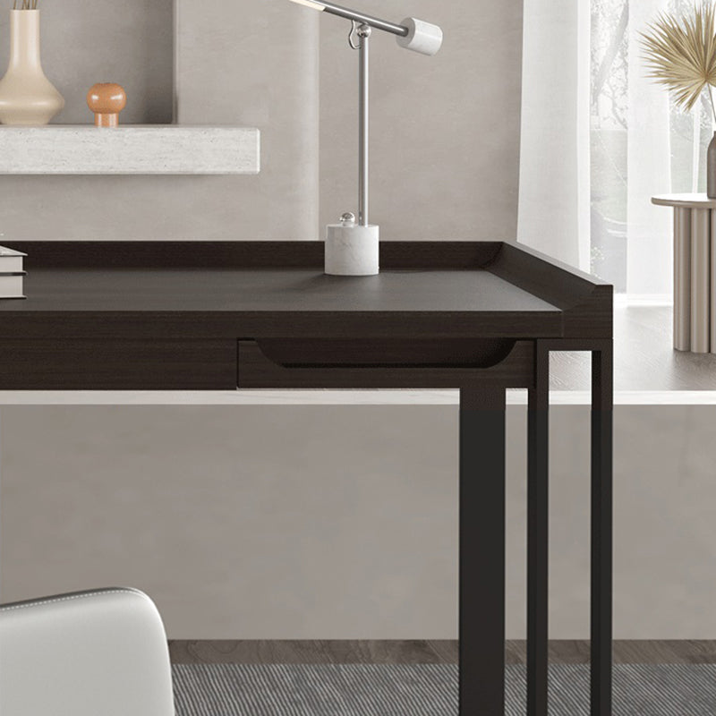 Escritorio de madera de ingeniería contemporánea escritorio de la oficina rectangular de dormitorio con piernas