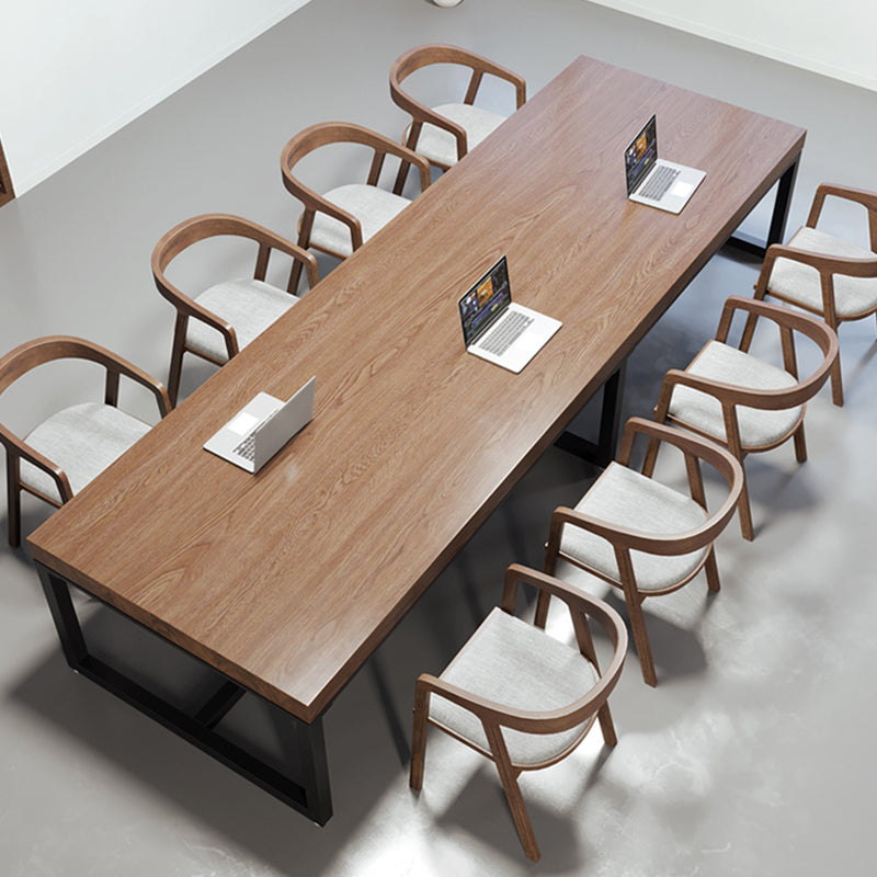 Escritorio de escritura rectangular de madera maciza 29.53 "escritorio de oficina alto de alto