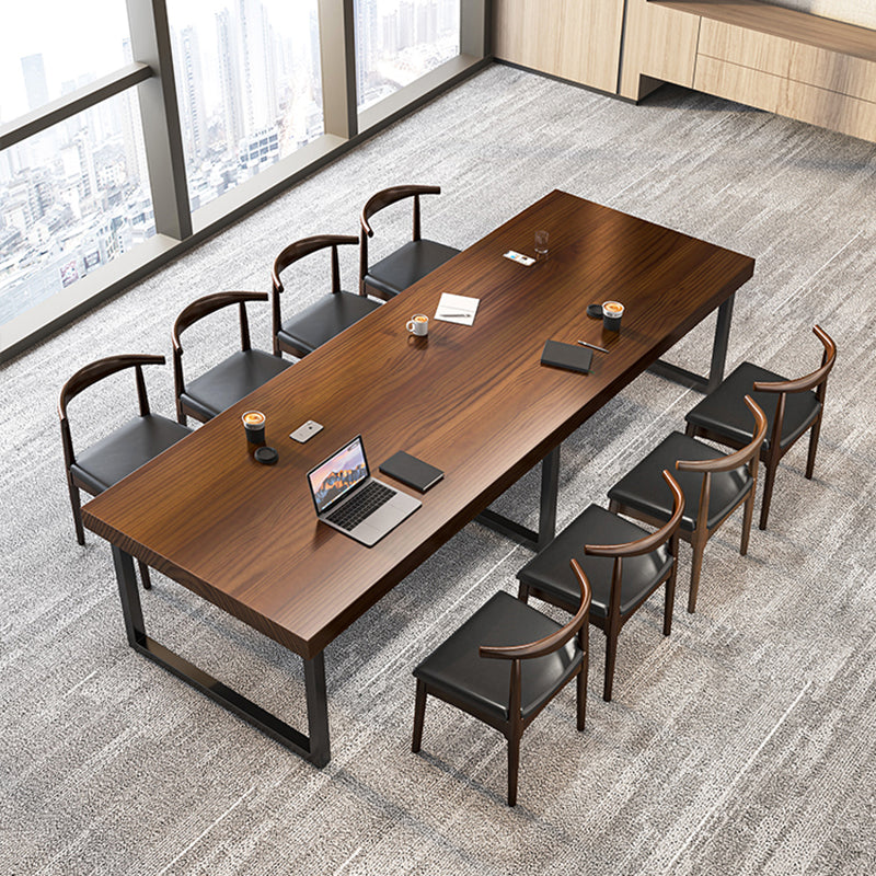 29.25-inch Hoogte Modern Writing Desk Rectangle vaste houten kantoor bureau