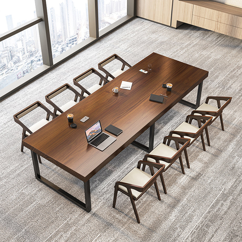 29.25-inch Hoogte Modern Writing Desk Rectangle vaste houten kantoor bureau