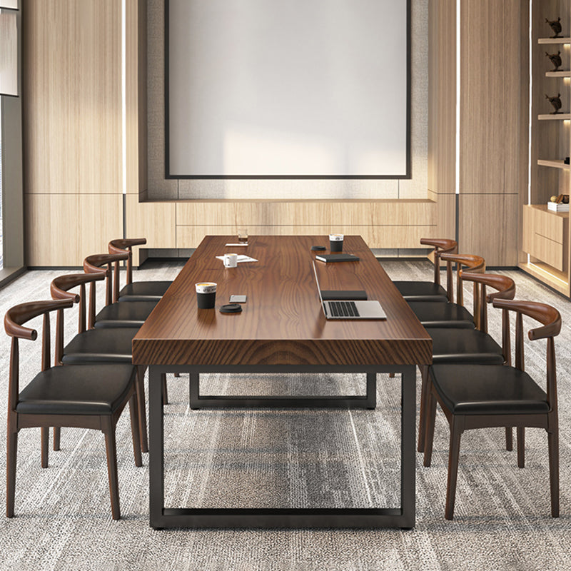 29.25-inch Hoogte Modern Writing Desk Rectangle vaste houten kantoor bureau