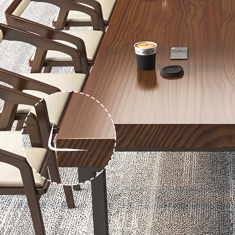 29.25-inch Hoogte Modern Writing Desk Rectangle vaste houten kantoor bureau