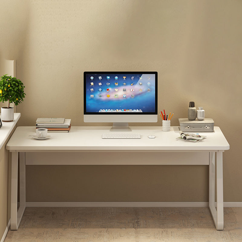 23.62 "W Industrial Office Desk Antique Finish gebogen computerbureau