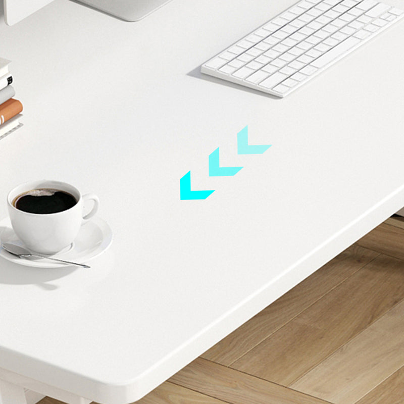 23.62 "W Industrial Office Desk Antique Finish gebogen computerbureau