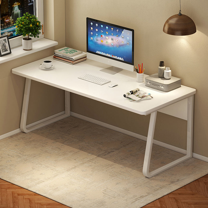 23.62 "W Industrial Office Desk Antique Finish gebogen computerbureau