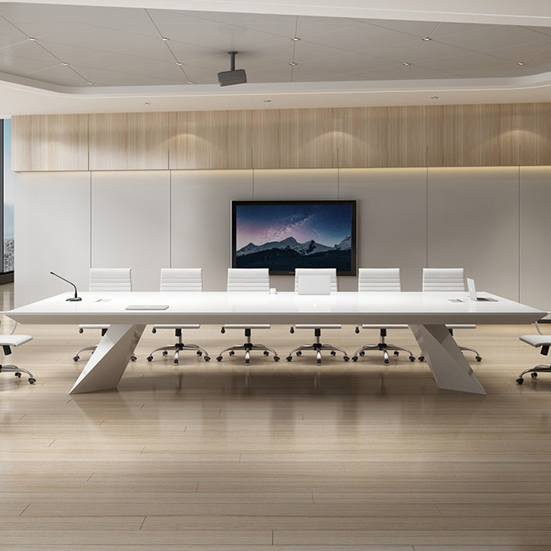 29,25 pollici di scrivania di rettangolo in legno contemporaneo da 29,25 pollici