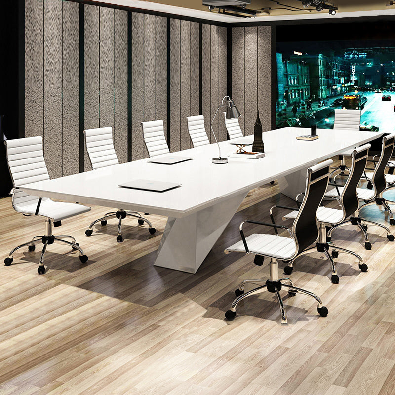 29,25 pollici di scrivania di rettangolo in legno contemporaneo da 29,25 pollici