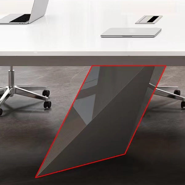 29,25 pollici di scrivania di rettangolo in legno contemporaneo da 29,25 pollici