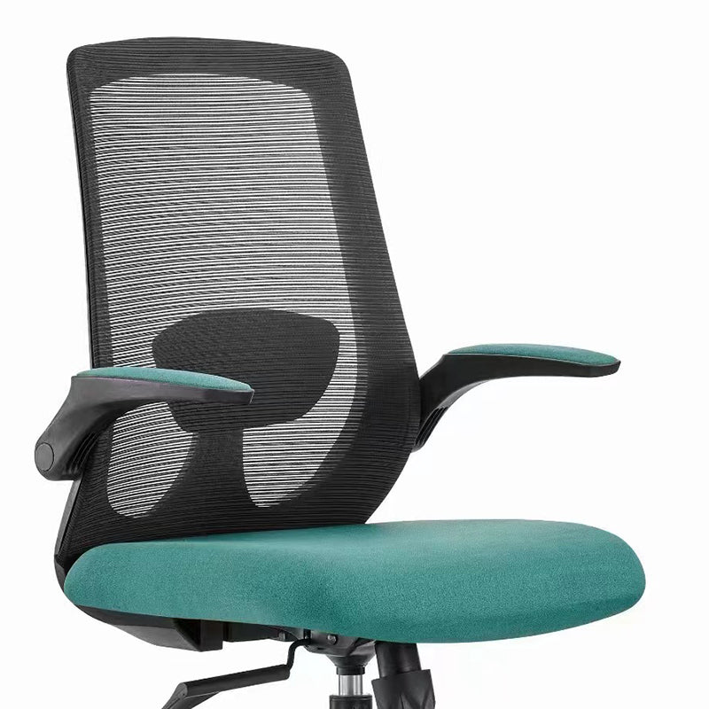 Contemporary Breathable Air Grid Chair Microfiber Desk Mid Back Chair Clearhalo 'furn' 'furn_office_chair' 'Furniture' 'Office Chairs' 'Office Furniture' 'office_chair' 6522408