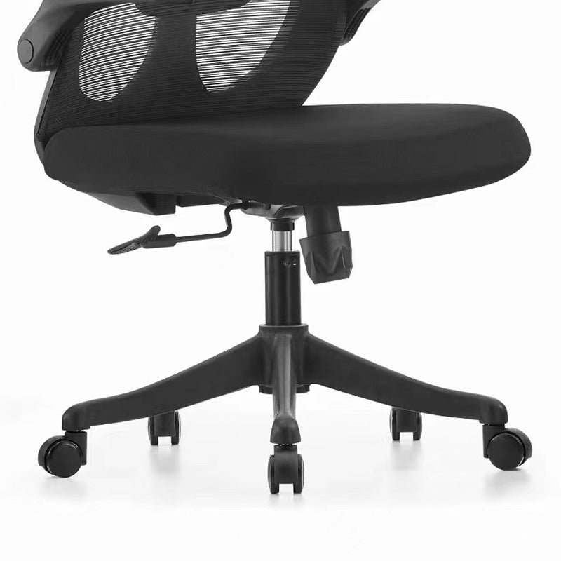 Contemporary Breathable Air Grid Chair Microfiber Desk Mid Back Chair Clearhalo 'furn' 'furn_office_chair' 'Furniture' 'Office Chairs' 'Office Furniture' 'office_chair' 6522410
