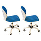 Contemporary Breathable Air Grid Swivel Chair Microfiber Desk Mid Back Chair
