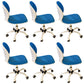 Contemporary Breathable Air Grid Swivel Chair Microfiber Desk Mid Back Chair