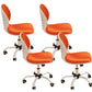 Contemporary Breathable Air Grid Swivel Chair Microfiber Desk Mid Back Chair