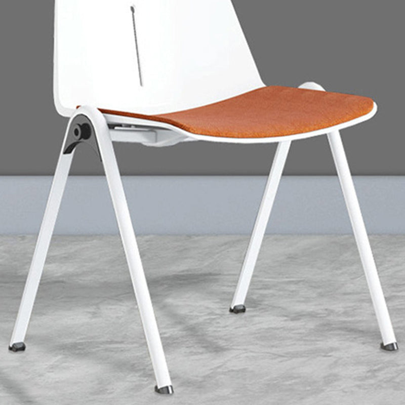 Modern Armless Chair Mid-Back Mesh Desk Chair in Black/Green/Orange/Blue/Red Clearhalo 'furn' 'furn_office_chair' 'Furniture' 'Office Chairs' 'Office Furniture' 'office_chair' 6522572